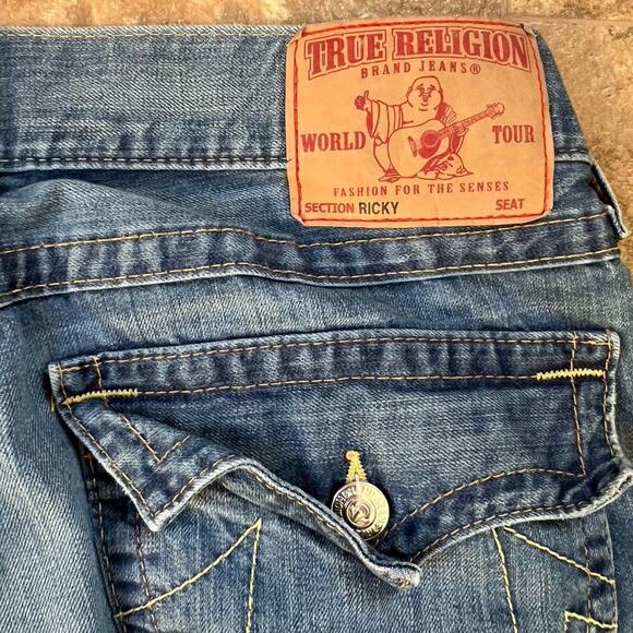 TRUE RELIGION cotton denim jeans, men's size 34 x 32 - Picture 7 of 12